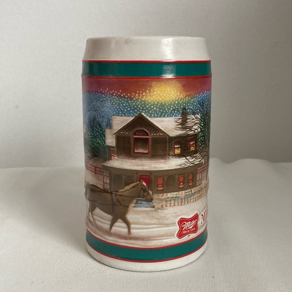 Miller Holiday Beer Stein - Picture 1 of 6